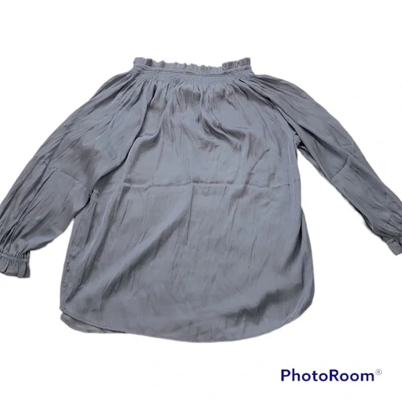 NWT Carmen Marc Valvo Peasant Blouse - Picture 2 of 8